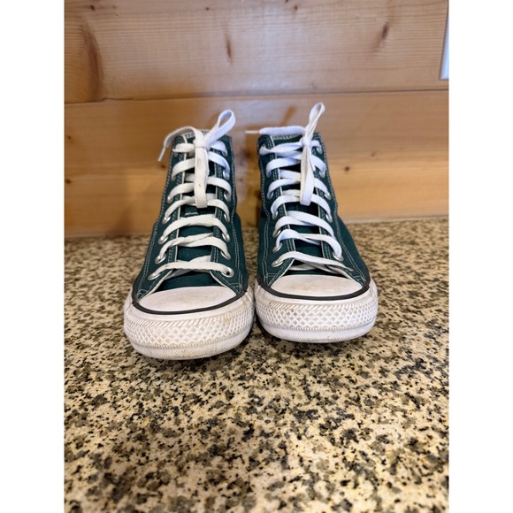 Converse Chuck Taylor All Star High Top Forest Green Sneakers A04544F Men 6 W- 8 - Picture 2 of 8